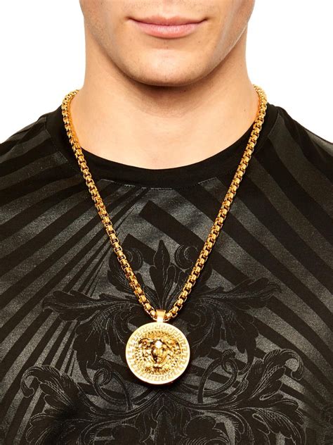 versace neckalce|versace necklace for men.